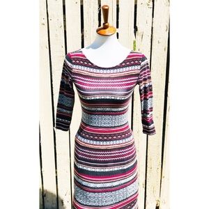 Forever 21 Midi length body con dress